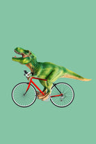 T-REX BIKE by Jonas Loose on GIANT ART - green photo manipulation