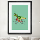 T-REX BIKE by Jonas Loose on GIANT ART - green photo manipulation