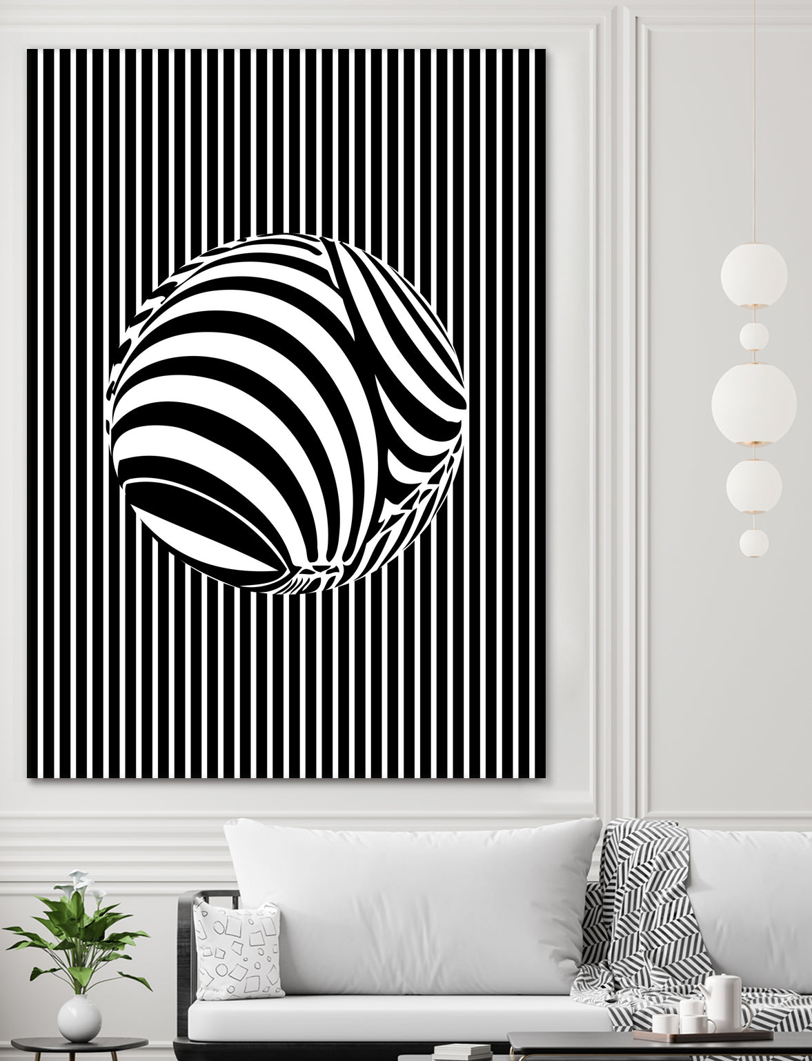 Geometric Refraction by Barrett Biggers on GIANT ART - black vector illustration