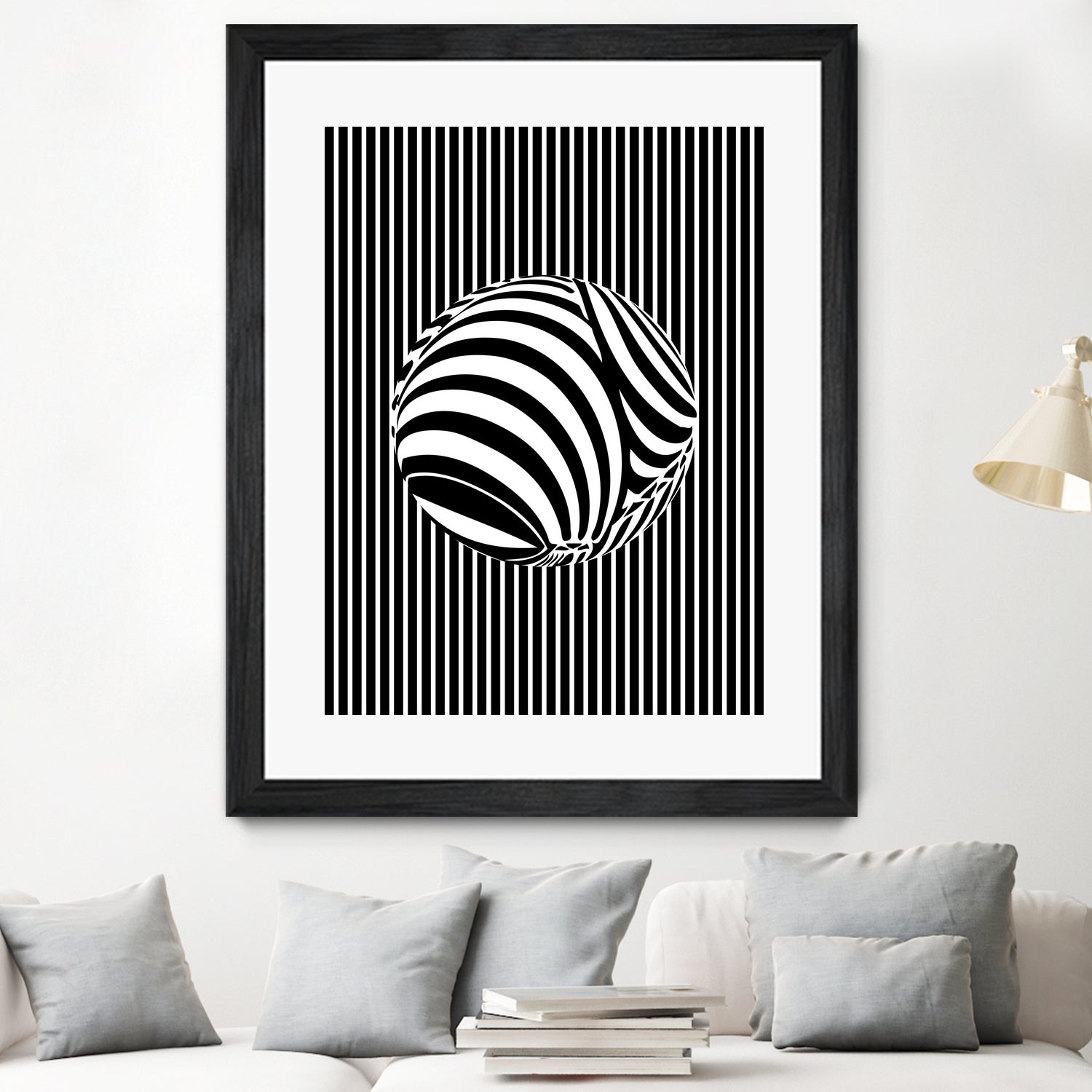 Geometric Refraction by Barrett Biggers on GIANT ART - black vector illustration