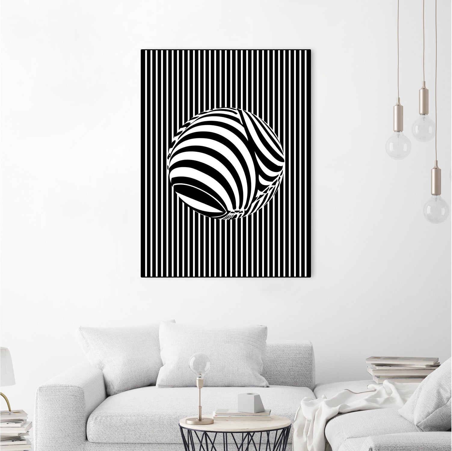 Geometric Refraction by Barrett Biggers on GIANT ART - black vector illustration