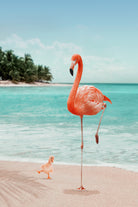 WANNABE FLAMINGO by Jonas Loose on GIANT ART - blue photo manipulation