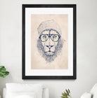 Cool lion by Solti Balázs on GIANT ART - brown digital painting