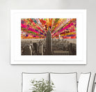 Blooming NY by Bianca Green on GIANT ART - red photo illustration