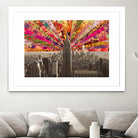 Blooming NY by Bianca Green on GIANT ART - red photo illustration