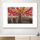 Blooming NY by Bianca Green on GIANT ART - red photo illustration