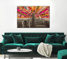 Blooming NY by Bianca Green on GIANT ART - red photo illustration