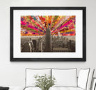 Blooming NY by Bianca Green on GIANT ART - red photo illustration