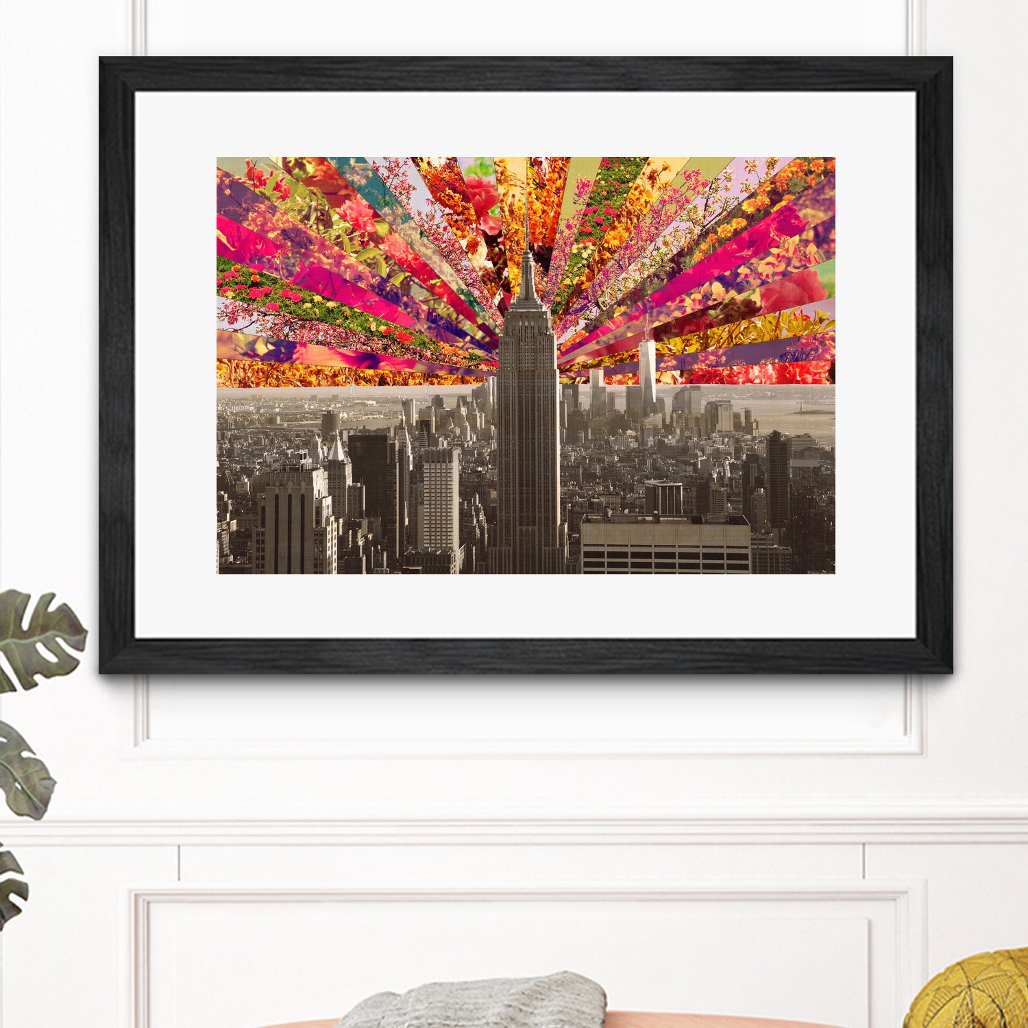 Blooming NY by Bianca Green on GIANT ART - red photo illustration