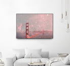 Stardust Covering San Francisco by Bianca Green on GIANT ART - pink photo illustration