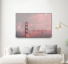 Stardust Covering San Francisco by Bianca Green on GIANT ART - pink photo illustration