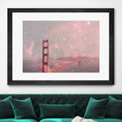 Stardust Covering San Francisco by Bianca Green on GIANT ART - pink photo illustration