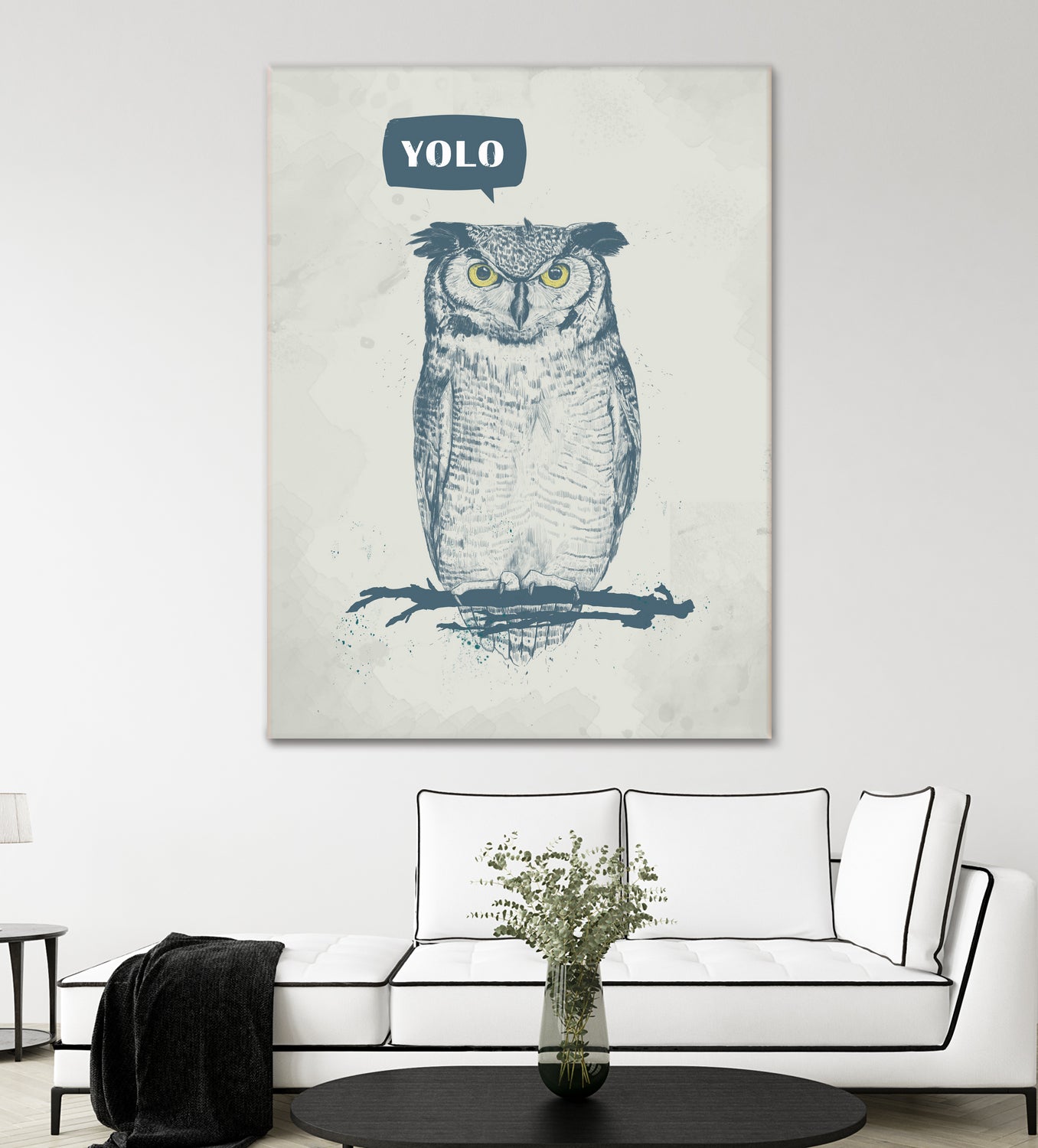 YOLO by Solti Balázs on GIANT ART - gray digital drawing