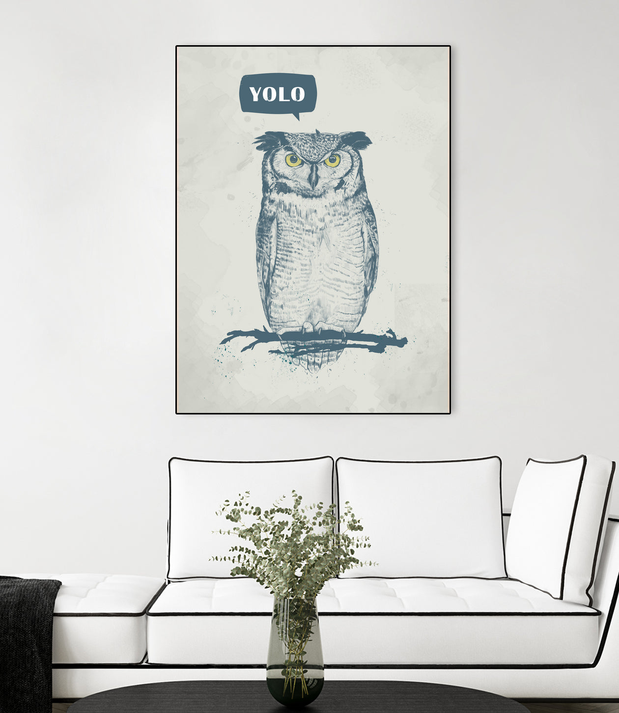 YOLO by Solti Balázs on GIANT ART - gray digital drawing