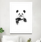 Funny panda by Solti Balázs on GIANT ART - white digital drawing