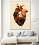 Heart Explorer by Enkel Dika on GIANT ART - orange photo manipulation