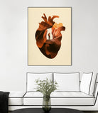 Heart Explorer by Enkel Dika on GIANT ART - orange photo manipulation