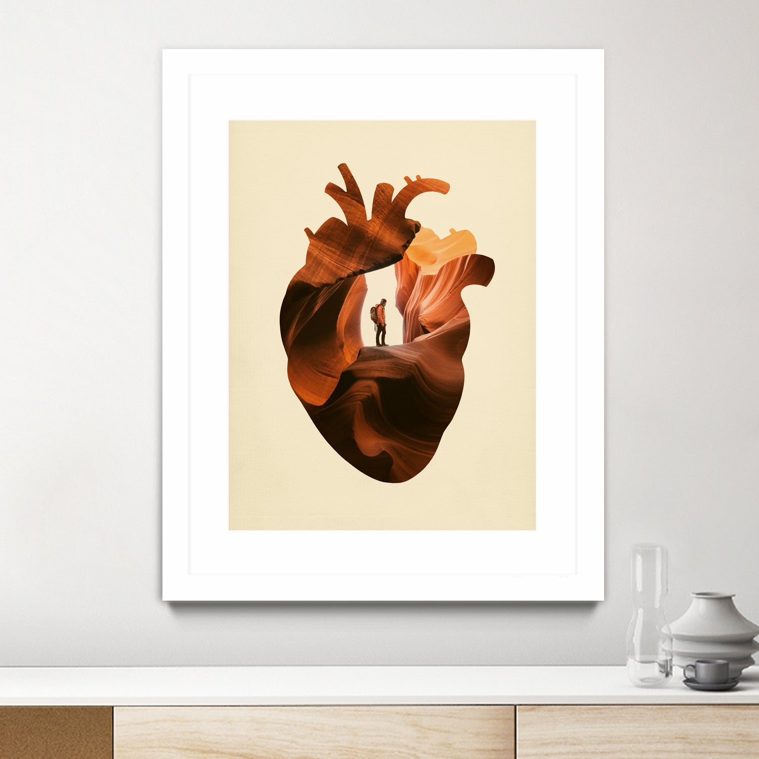 Heart Explorer by Enkel Dika on GIANT ART - orange photo manipulation