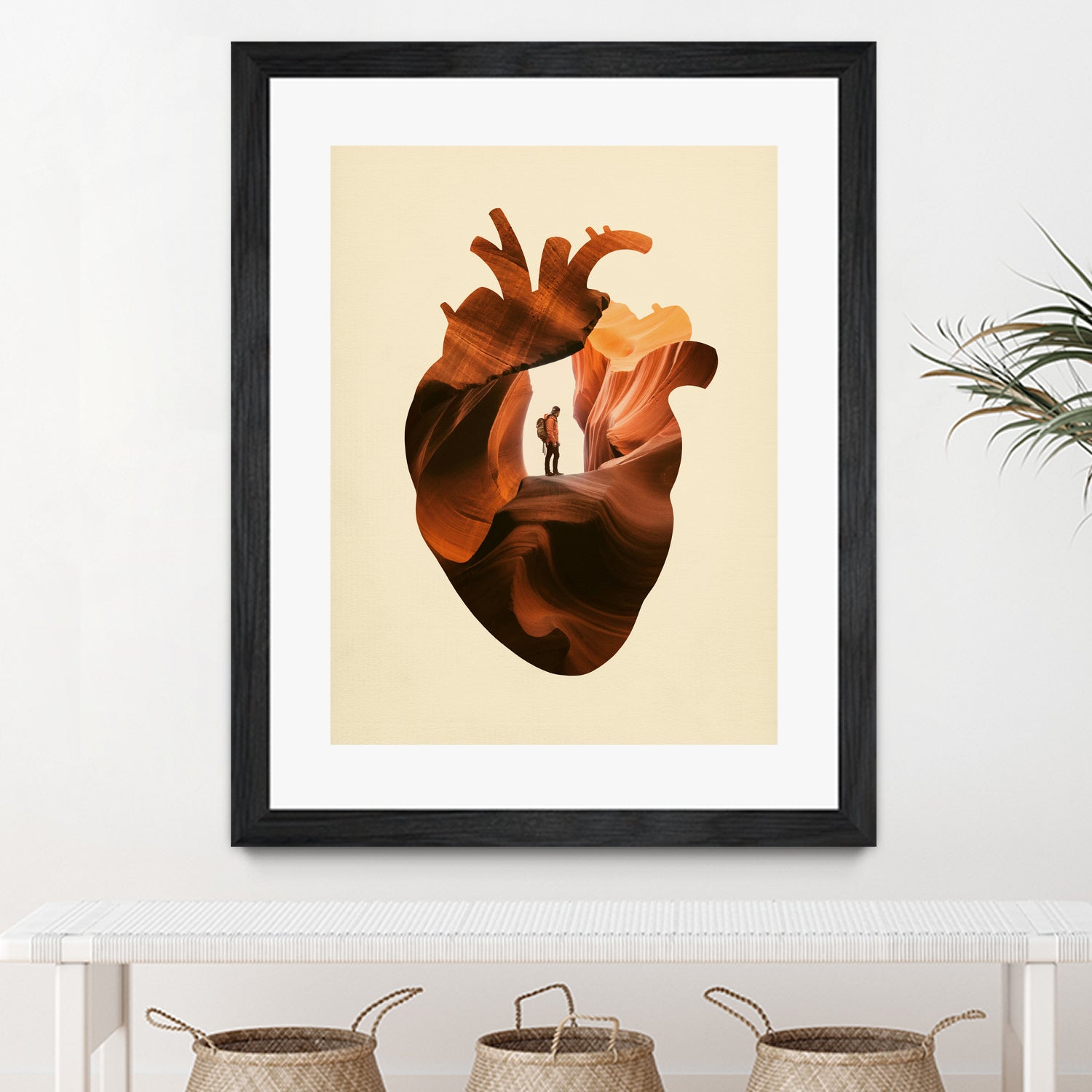 Heart Explorer by Enkel Dika on GIANT ART - orange photo manipulation