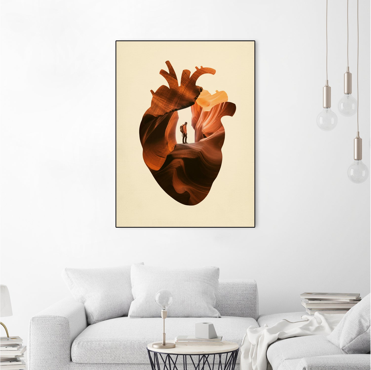 Heart Explorer by Enkel Dika on GIANT ART - orange photo manipulation