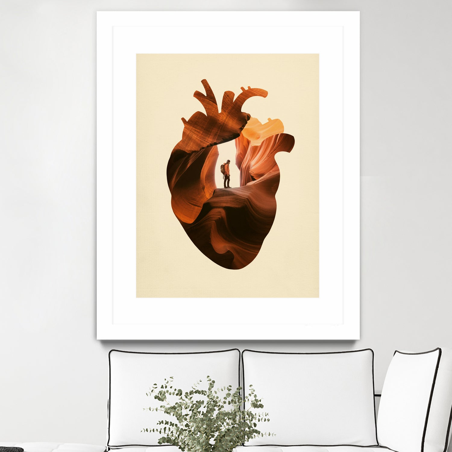 Heart Explorer by Enkel Dika on GIANT ART - orange photo manipulation