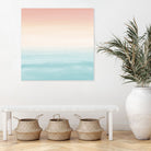 Touching Watercolor Abstract Beach Dream #3 #painting #decor by Anita & Bella Jantz on GIANT ART - orange digital painting
