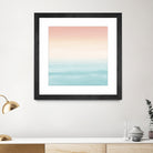 Touching Watercolor Abstract Beach Dream #3 #painting #decor by Anita & Bella Jantz on GIANT ART - orange digital painting