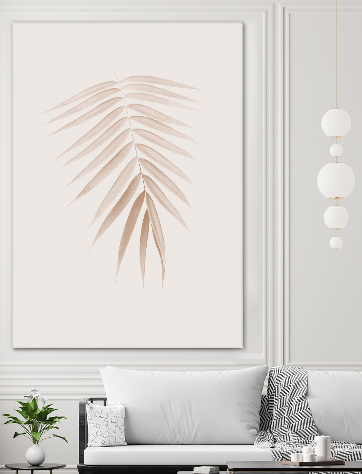 Palm Leaf Finesse #1 #minimal #tropical #decor #art by Anita & Bella Jantz on GIANT ART - brown photo illustration