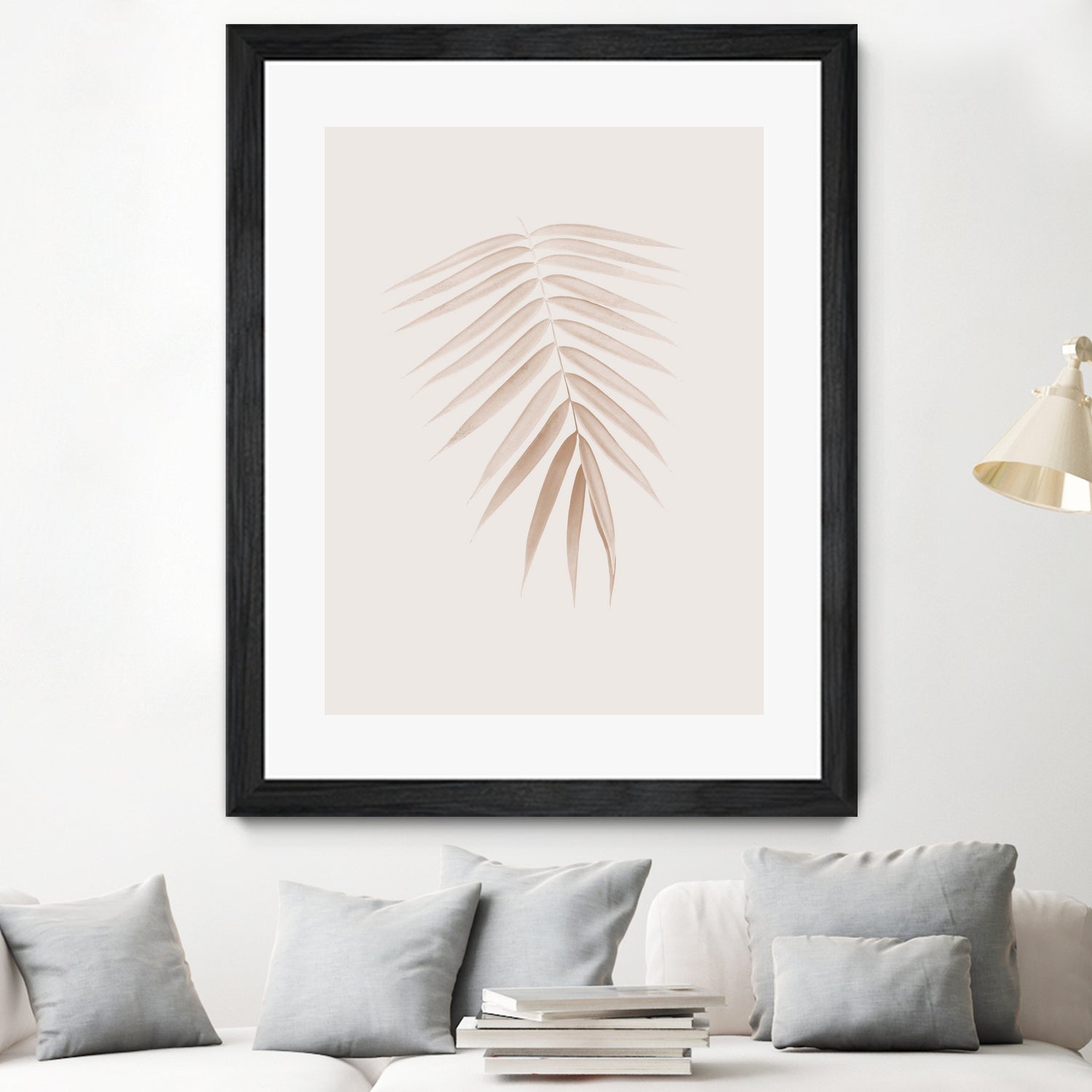 Palm Leaf Finesse #1 #minimal #tropical #decor #art by Anita & Bella Jantz on GIANT ART - brown photo illustration