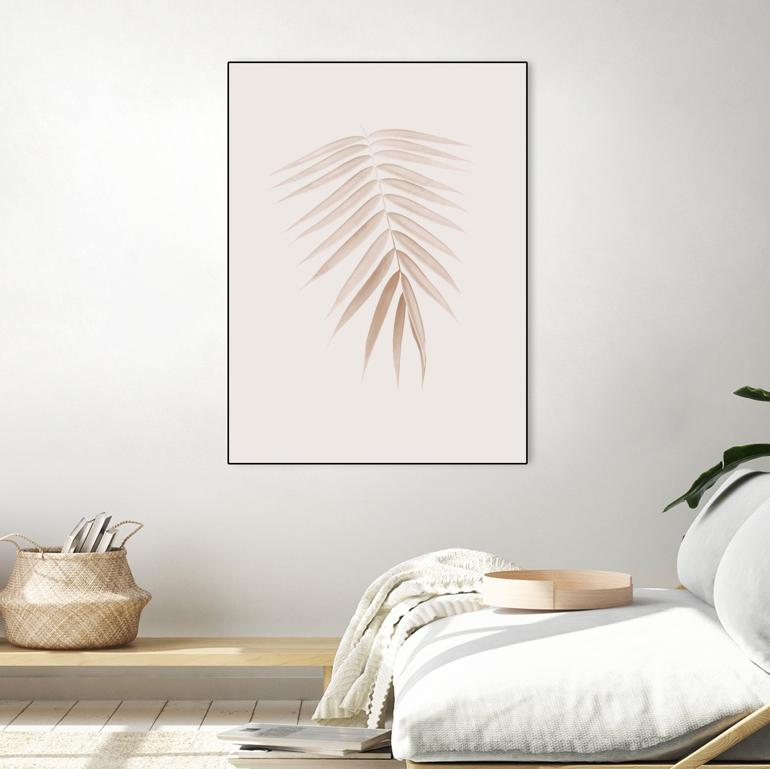 Palm Leaf Finesse #1 #minimal #tropical #decor #art by Anita & Bella Jantz on GIANT ART - brown photo illustration