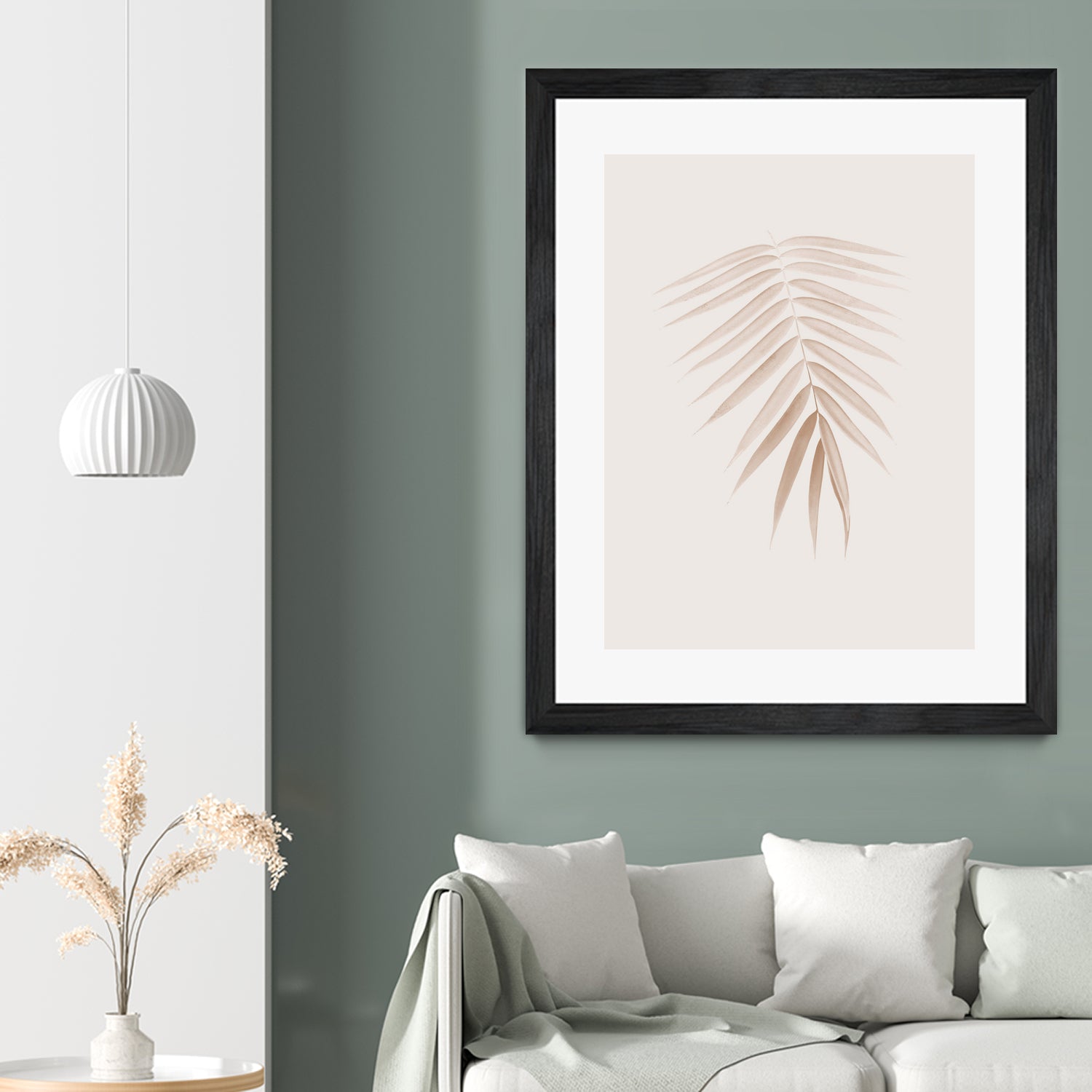 Palm Leaf Finesse #1 #minimal #tropical #decor #art by Anita & Bella Jantz on GIANT ART - brown photo illustration