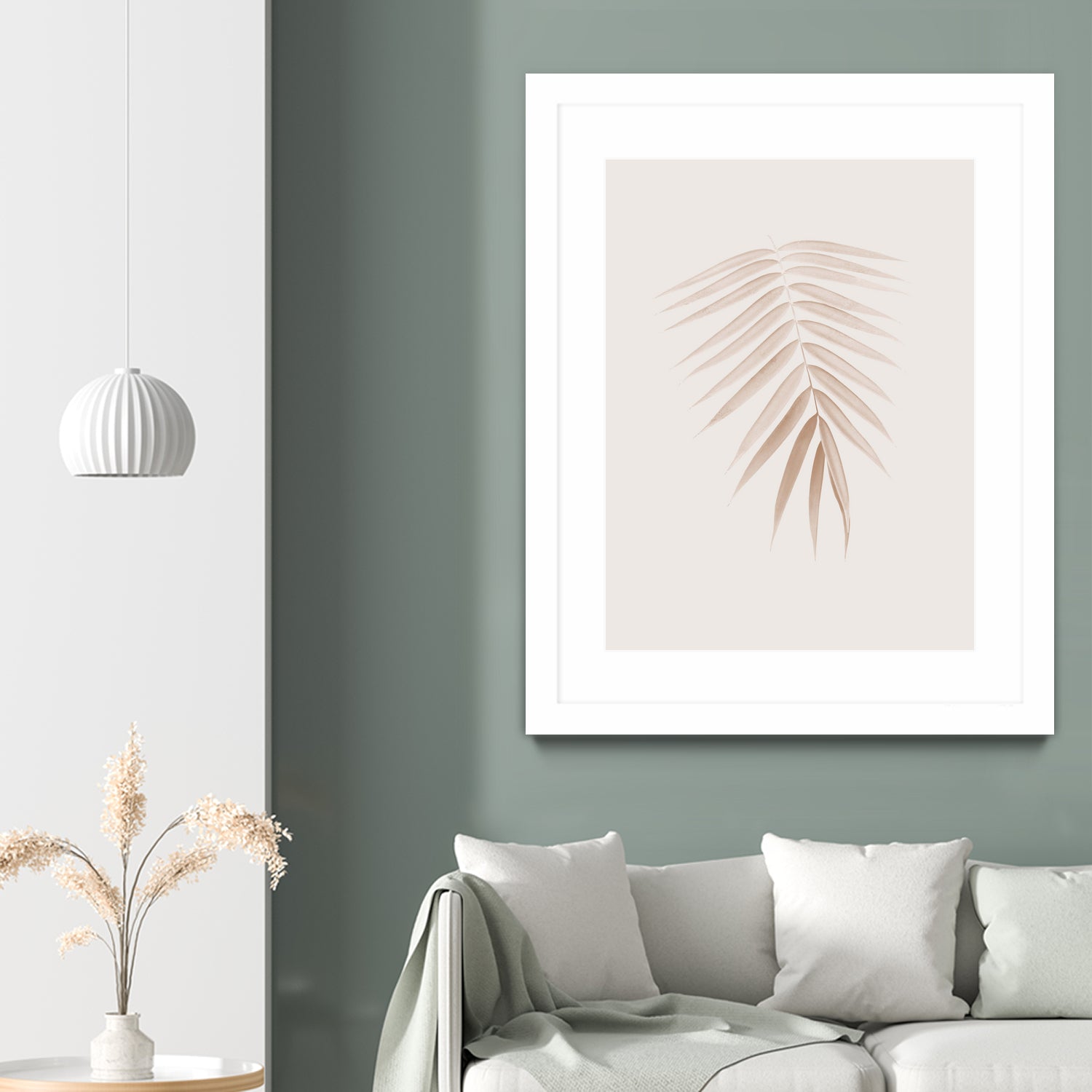 Palm Leaf Finesse #1 #minimal #tropical #decor #art by Anita & Bella Jantz on GIANT ART - brown photo illustration