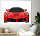 LaFerrari Mosaic by Cristian Mielu on GIANT ART - red digital drawing