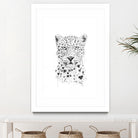 Lovely leopard by Solti Balázs on GIANT ART - white digital drawing