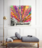 Vintage Paris by Bianca Green on GIANT ART - red mixed media