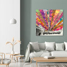 Vintage Paris by Bianca Green on GIANT ART - red mixed media