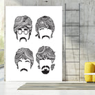 Beatles Mehendi by Candelaria Undurraga on GIANT ART - white digital drawing