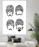 Beatles Mehendi by Candelaria Undurraga on GIANT ART - white digital drawing