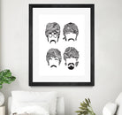 Beatles Mehendi by Candelaria Undurraga on GIANT ART - white digital drawing