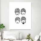 Beatles Mehendi by Candelaria Undurraga on GIANT ART - white digital drawing