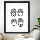 Beatles Mehendi by Candelaria Undurraga on GIANT ART - white digital drawing