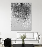 Soft Silver Gray Glitter #1 (Faux Glitter - Photography) by Anita & Bella Jantz on GIANT ART - gray photo illustration