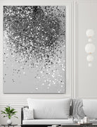 Soft Silver Gray Glitter #1 (Faux Glitter - Photography) by Anita & Bella Jantz on GIANT ART - gray photo illustration