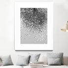 Soft Silver Gray Glitter #1 (Faux Glitter - Photography) by Anita & Bella Jantz on GIANT ART - gray photo illustration