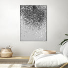 Soft Silver Gray Glitter #1 (Faux Glitter - Photography) by Anita & Bella Jantz on GIANT ART - gray photo illustration