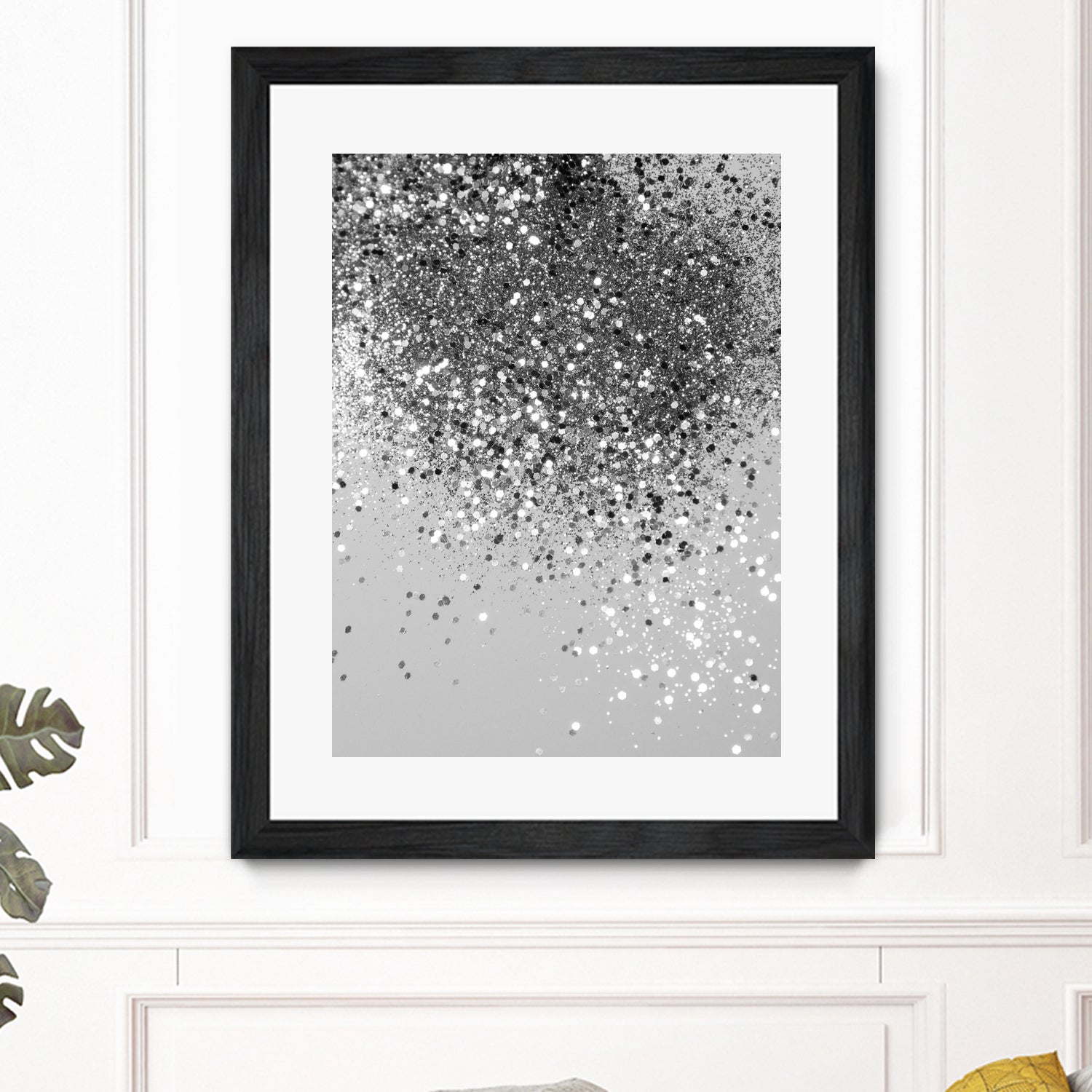 Soft Silver Gray Glitter #1 (Faux Glitter - Photography) by Anita & Bella Jantz on GIANT ART - gray photo illustration