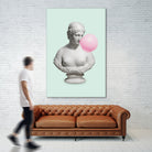 BUBBLE BUST by Jonas Loose on GIANT ART - green photo manipulation