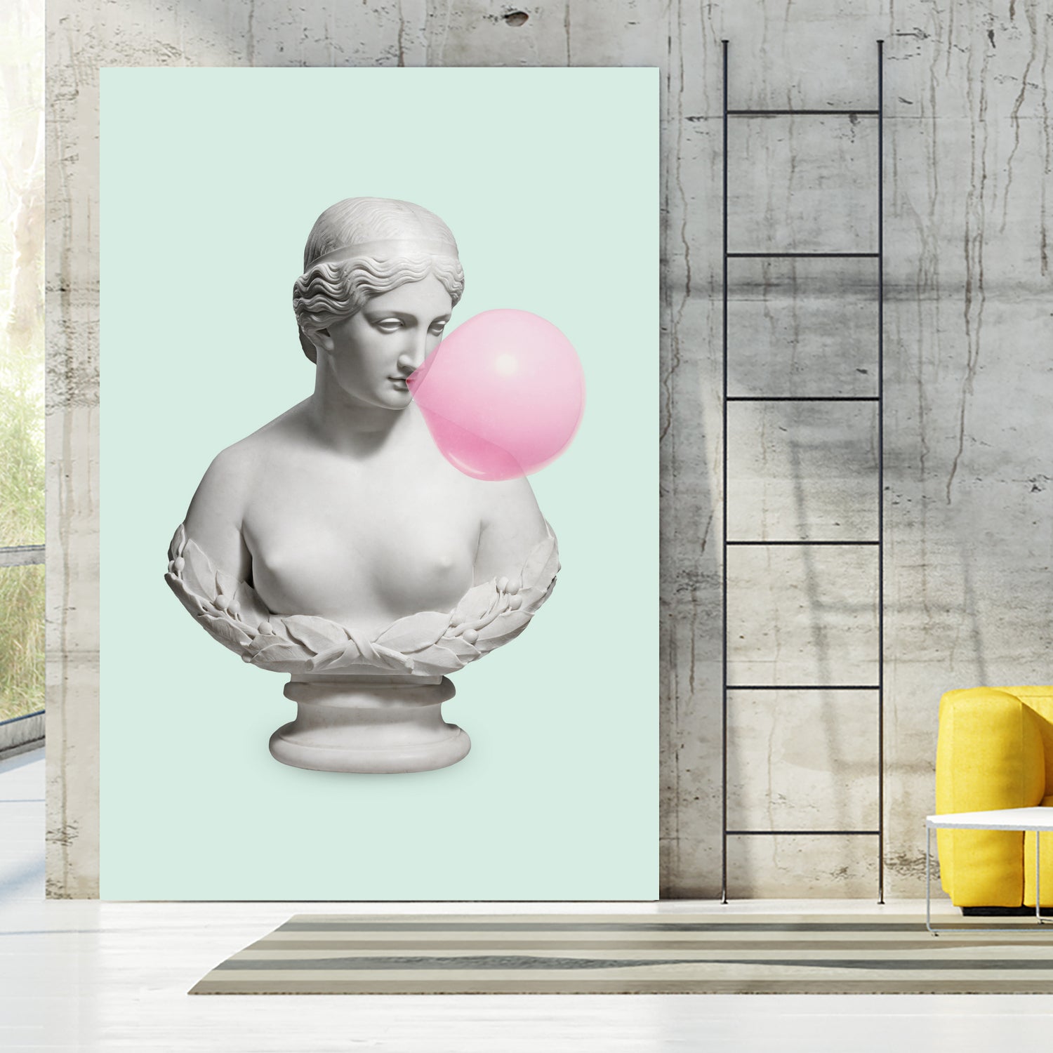 BUBBLE BUST by Jonas Loose on GIANT ART - green photo manipulation