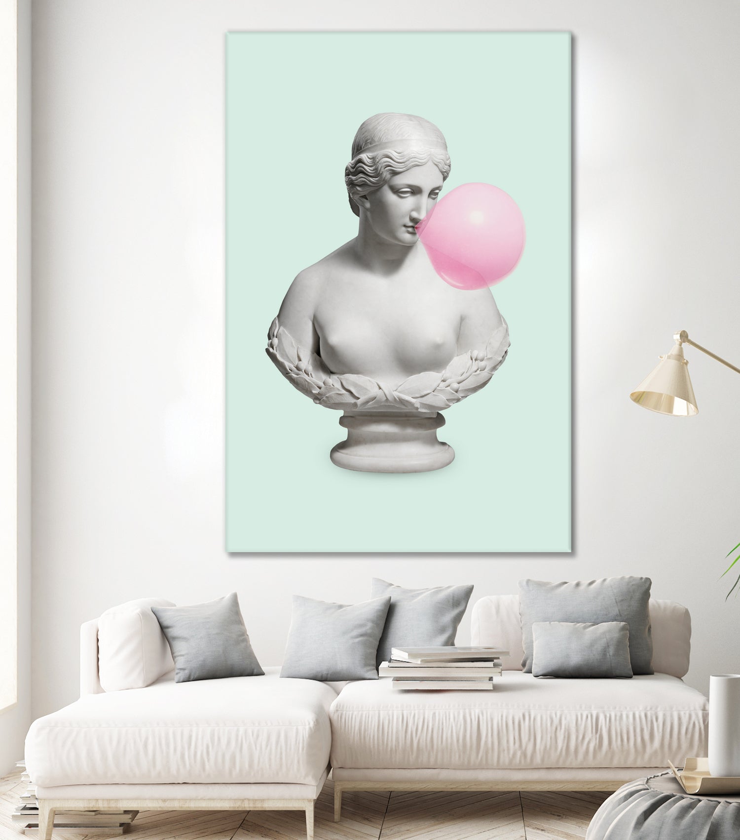 BUBBLE BUST by Jonas Loose on GIANT ART - green photo manipulation