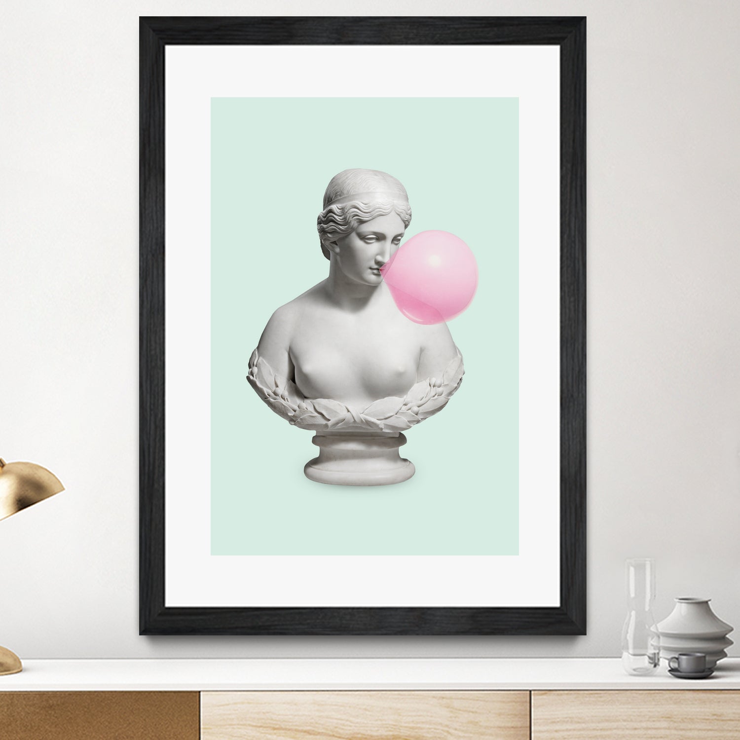 BUBBLE BUST by Jonas Loose on GIANT ART - green photo manipulation